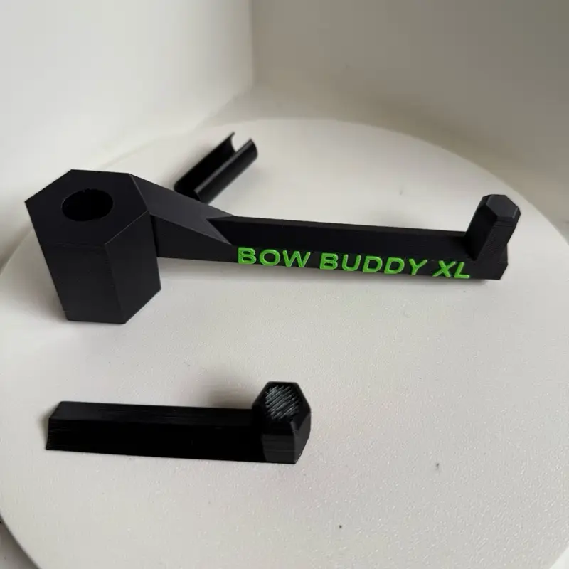 Bow Buddy XL Extra-Long Bow and Gear Hanger for Trucks & SUVs 1" Longer for Deeper Seats Secure Fit Tool-Free Headrest Mount