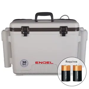 Original 30 Quart Live Bait Drybox/Cooler with Rod Holders