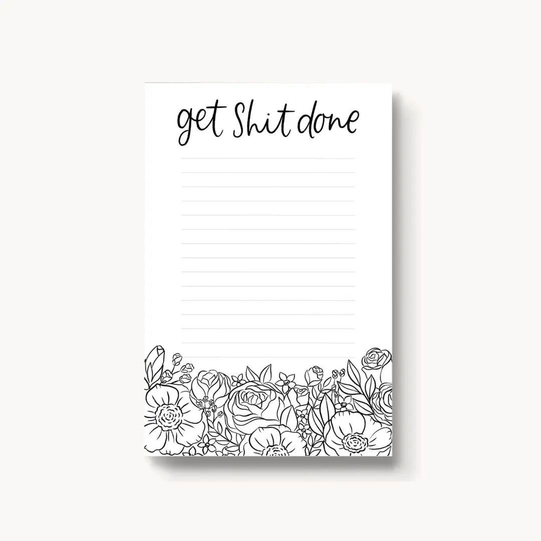 XL POST-IT NOTES | 4x6" | 2 Available Designs | Floral Stationery
