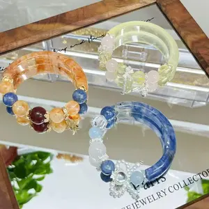 crystal half bangle diy