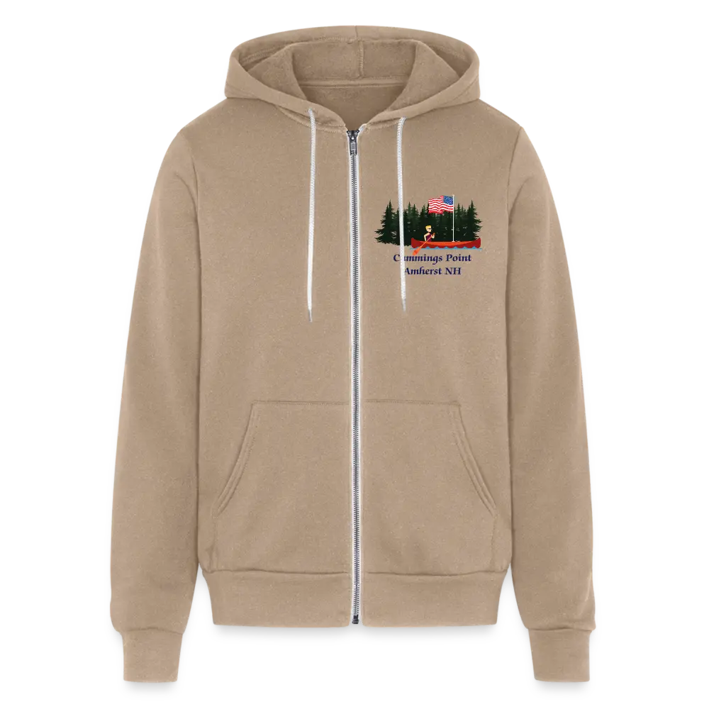 SIE CAPS "CUMMINGS POINT" Authentic Bella + Canvas Unisex Full Zip Hoodie