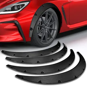 890MM Universal Flexible Fender Flares Extra Wide Body Wheel Cover 4PCS Set