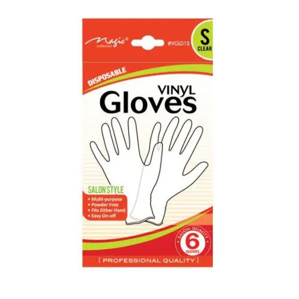 Magic Collection Disposable Vinyl Gloves 6 Gloves