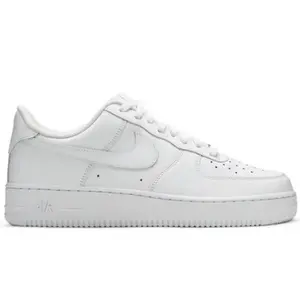 Women and Men's Air Force 1 Low White Classic Sneakers Shoes - Plain Design for Everyday Wear (Size 5.5W-13M) CW2288-111 & DH2920-111