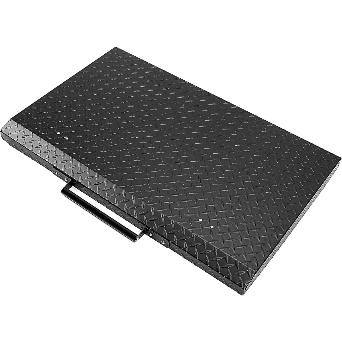 36-in Black Waterproof Aluminum Griddle Cover with Handle & Buckle, Light Single-Unit Powder-Coated Clean Dust Cover, Compatible with Blackstone & More, Ideal for Outdoor Beach Users-TK