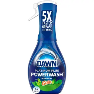 Platinum Plus Power wash Dish Spray Gain Scent, 16 fl oz