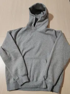 Dark Gray Color Oversized Pullover Hoodie Women Men Streetwear Cozy Unisex Cropped Fit Sweatshirts Casual Soft Long Sleeve Outfit Menswear