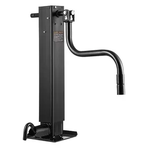 VEVOR Trailer Jack, 8000 lbs Dynamic Load Capacity, Weld - on Pipe - Mount Swivel Trailer Jack with Ergonomic Handle, 15 - inch Vertical Travel, Suitable for RV, Horse, Utility, Camping and Yacht TrailersVEVOR Super Brand Day