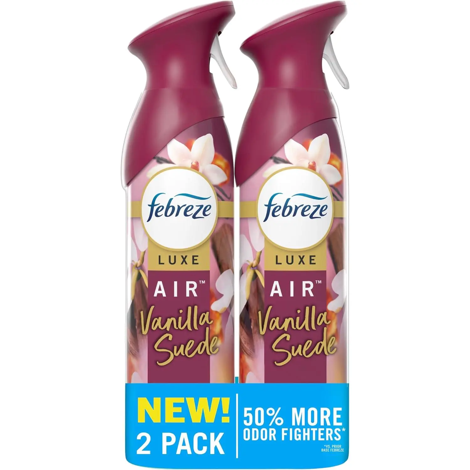 Febreze Air Mist Aroma Freshener Spray, Long-Lasting Odor-Fighting Deodorizer, 8.1oz 2-Count, for Home Bathroom & Kitchen