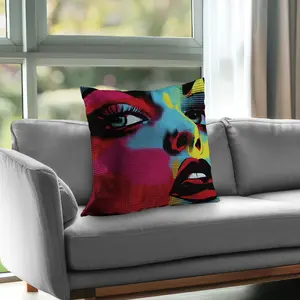 MWW C1PT262606QWAB 26 x 26 in. Comics Blue Polyester Twill Throw Pillow Insert for Home Decor