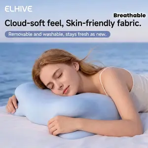 Comfortable Pillow Designed for Neck Support, Featuring a Zoned Contour for Side And Back Sleepers, with a Cooling Cover That Is Breathable And Washable. This 4D Cloud Sleep Pillow Promotes for Deep Rest And Is Ideal for Both Travel And Home Use