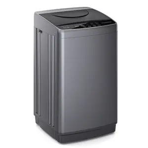 1.06 Cu.Ft. Portable Washing Machine, 7.7LBS Full-Automatic Laundry Washer with Stainless Steel Drum, 10 Wash Cycles & Auto-Balance, Compact Washer for Apartment RV Dorm Camping