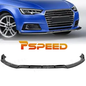 3pcs Front Lower Bumper Lip Spoiler Glossy Black PP Front Bumper Spoiler Lip For Audi A4 2017-2018#splitter #frontlipinstall #Audi#mechanic #car #mechaniclife #automotive #nyc #cars