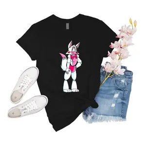 T-Shirt Unisex Fnaf Security Breach Fnaf Funtime Foxy Women Big Short Shirts Shirt Novelty Girl Family Friend Sleeve