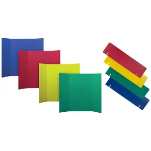 212 MAIN Flipside Project Board with Header, 36x48 in., Assorted Colors, Classroom Supplies - Pack of 24