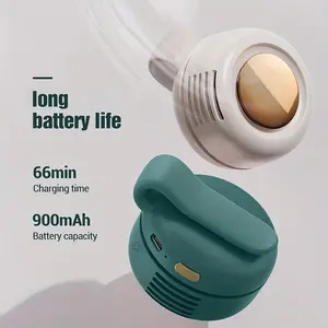 3-in-1 Rechargeable Neck Fan, Wearable Waist Fan, Handheld Fans, Suspended Collar Cooler & Phone Cooling Fan Blows Cold Air, Bladeless Silent Turbo Mini Fan Clip with 66min Fast Charge, Portable Travel Essential & Outdoor Accessory