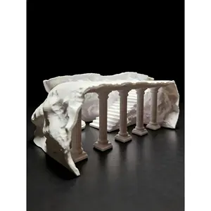 3D Printed Palace Castle Fish Cave, Aquarium Decor for Fighting Fish, Peacock Fish, Small Fish, Perfect Gift for Fish Lovers