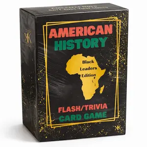Kolorful Kultures Black History Trivia Flash Card Game for Kids & Adults | Educational Family Game | Learn About Influential Black Leaders