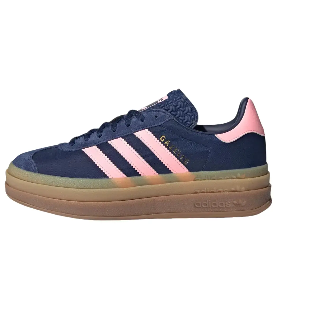 Adidas Gazelle Bold in Blue Pink Spark Women's, Featuring a Platform Sole and Premium Suede Upper for Elevated Everyday Style, Lifestyle Sneakers, Streetwear Fashion
