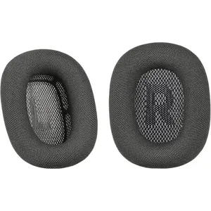 mesh Fabric earpads for airpods max Ear Cushions,Compatible with airpods max Ear Pads(2020 Version),Noise Cancelling, Breathable, mounting, not Falling Off (Grey)