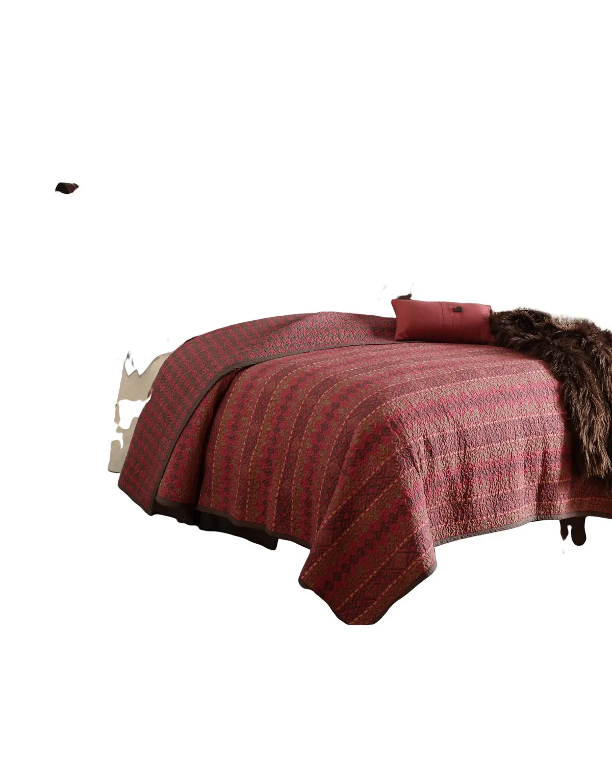 Hiend Accents Unisex Rushmore Full/Queen Size Quilt Set 3 Piece - Ql1807-Fq-Oc