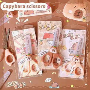 Cute Mini Capybara Craft Scissors, School Stationery DIY Craft Tools, Pretty Useful Back to School Supplies