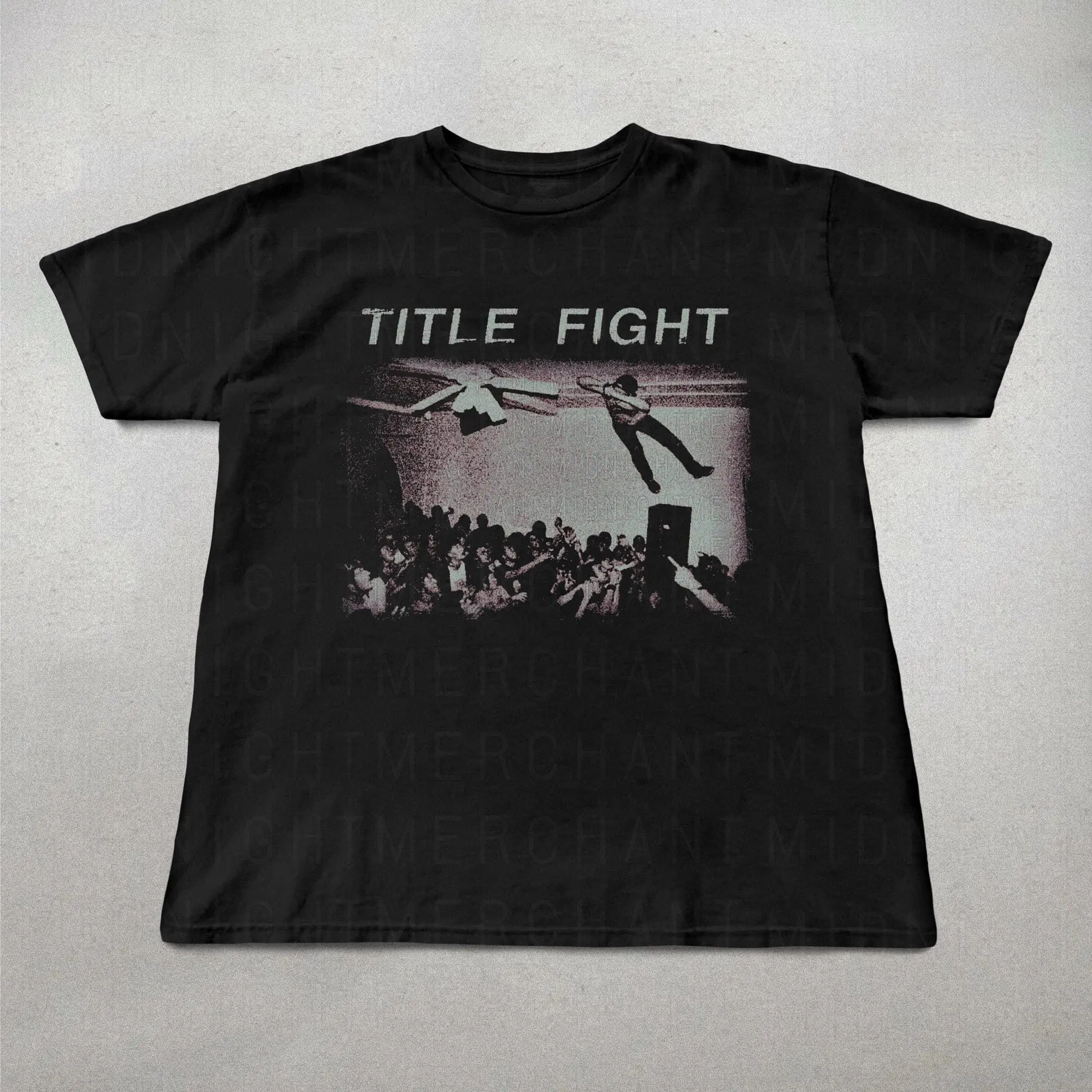 Title fight tshirt, Head in the ceiling fan