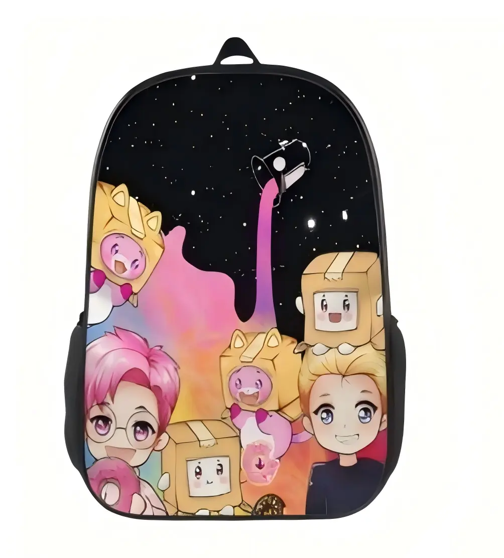 A Adorable Fox 1 1 4xx backpack for school Fashionable Polyester Printed Backpack Simple and Elegant, for Teenager
