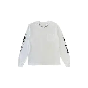 Collar Logo Long Sleeve T-Shirt "White" CHRM0062