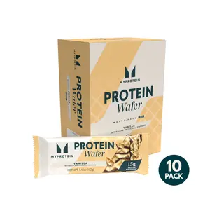 Myprotein Protein Wafer - High-Protein Snack with Milk & Whey Protein Isolates, 15g Protein per Bar Healthy Treat