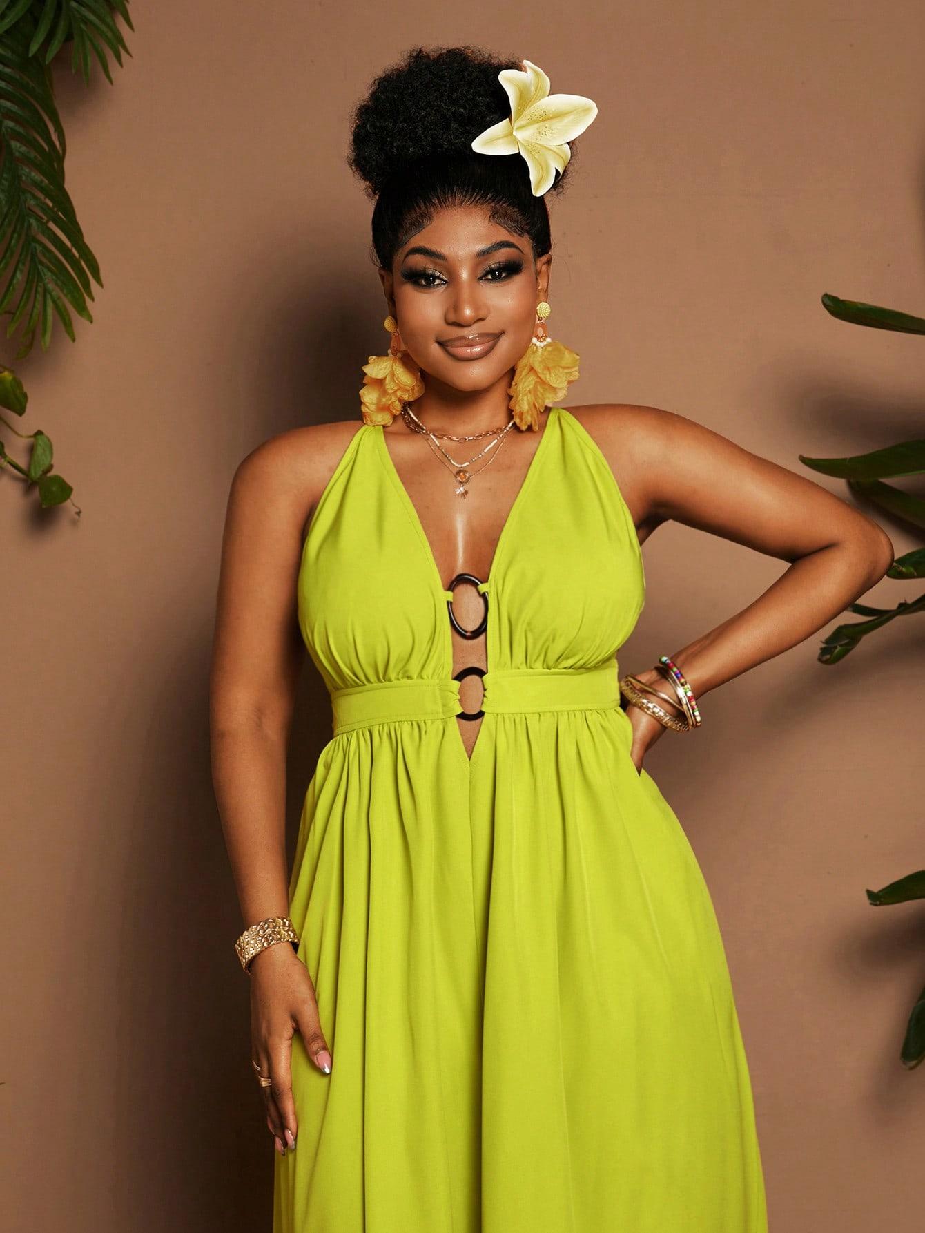light green dress for women Mint Pleated Chiffon V-neck Floor Length Modest Bridesmaid Prom Dress