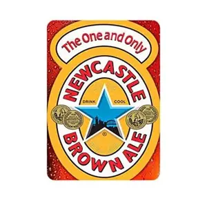 Beer Brown Bar Metal Sign, Vintage Appeal Metal Sign, Vintage Decor, Ideal for Enhancing the Ambiance of Bars and Beverage Spaces