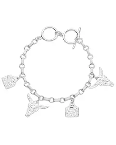 Montana Silversmiths Women's Country Charm Bracelet - Bc5835