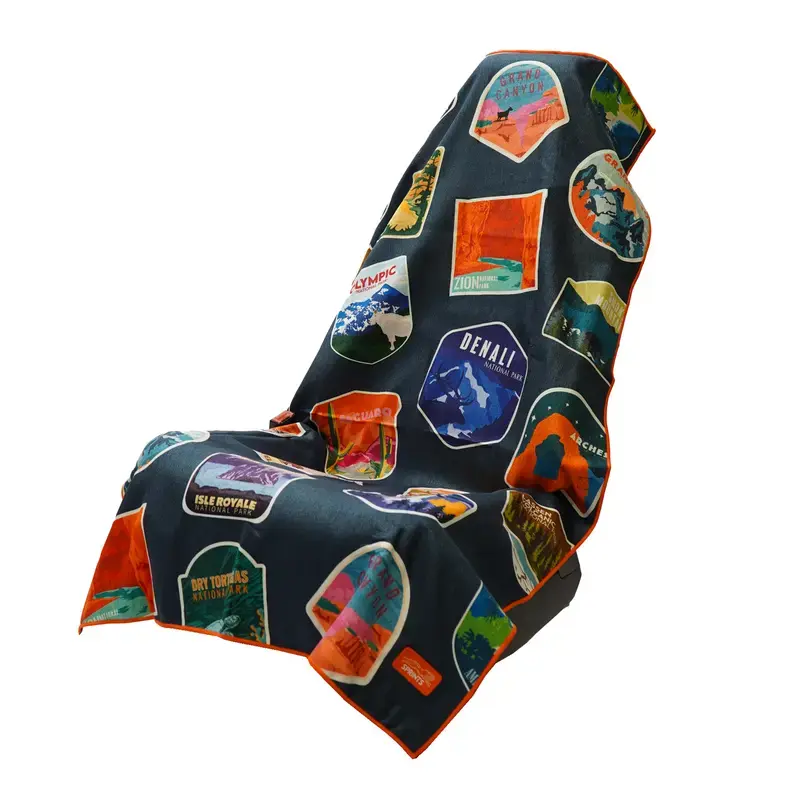 Car Seat Cover Towel, Universal Car Seat Cover, Fits All Cars, Trucks and SUVs, Yoga Towel, Outdoor Towel, Pool Chair Towel, Anti-Sand Towel, Water Resistant, Sand Resistant Towel