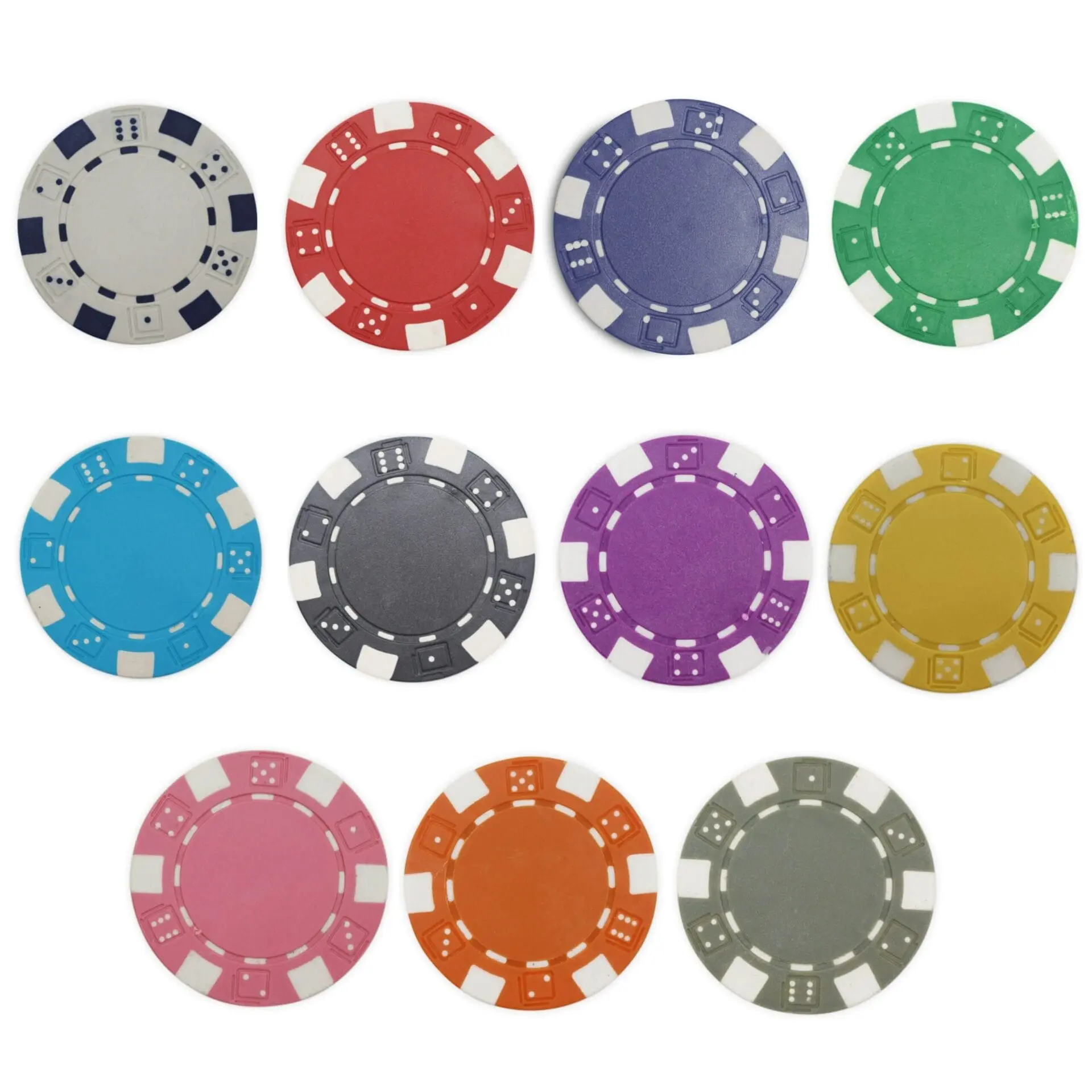 Dice Edge - 11.5 gram Poker chips Dice Edge - 11.5 gram Poker chips