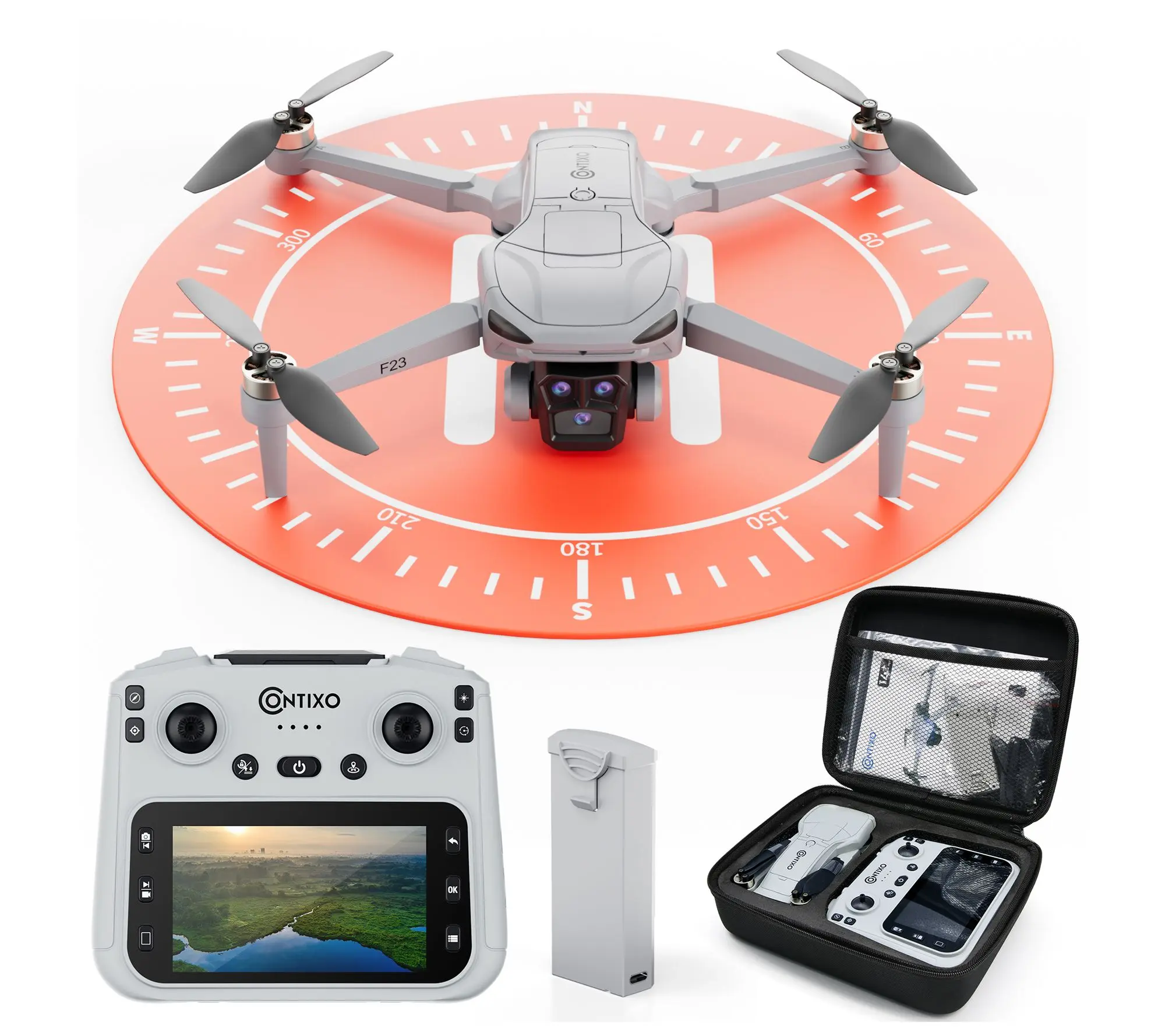 Contixo F23 1080P FPV Drone with Camera GPS Mini RC Quadcopter Contixo F23 1080P FPV Drone with Camera GPS Mini RC Quadcopter