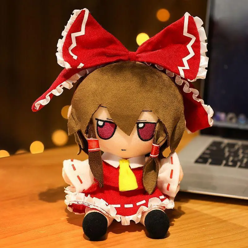 20cm Touhou Series Anime & Manga Plush Toys - Hakurei Reimu, Kirisame Marisa, Cirno, Fumo, Flandre Scarlet Short Plush Pp Cotton Retail Peripheral, Kid Birthday Gift