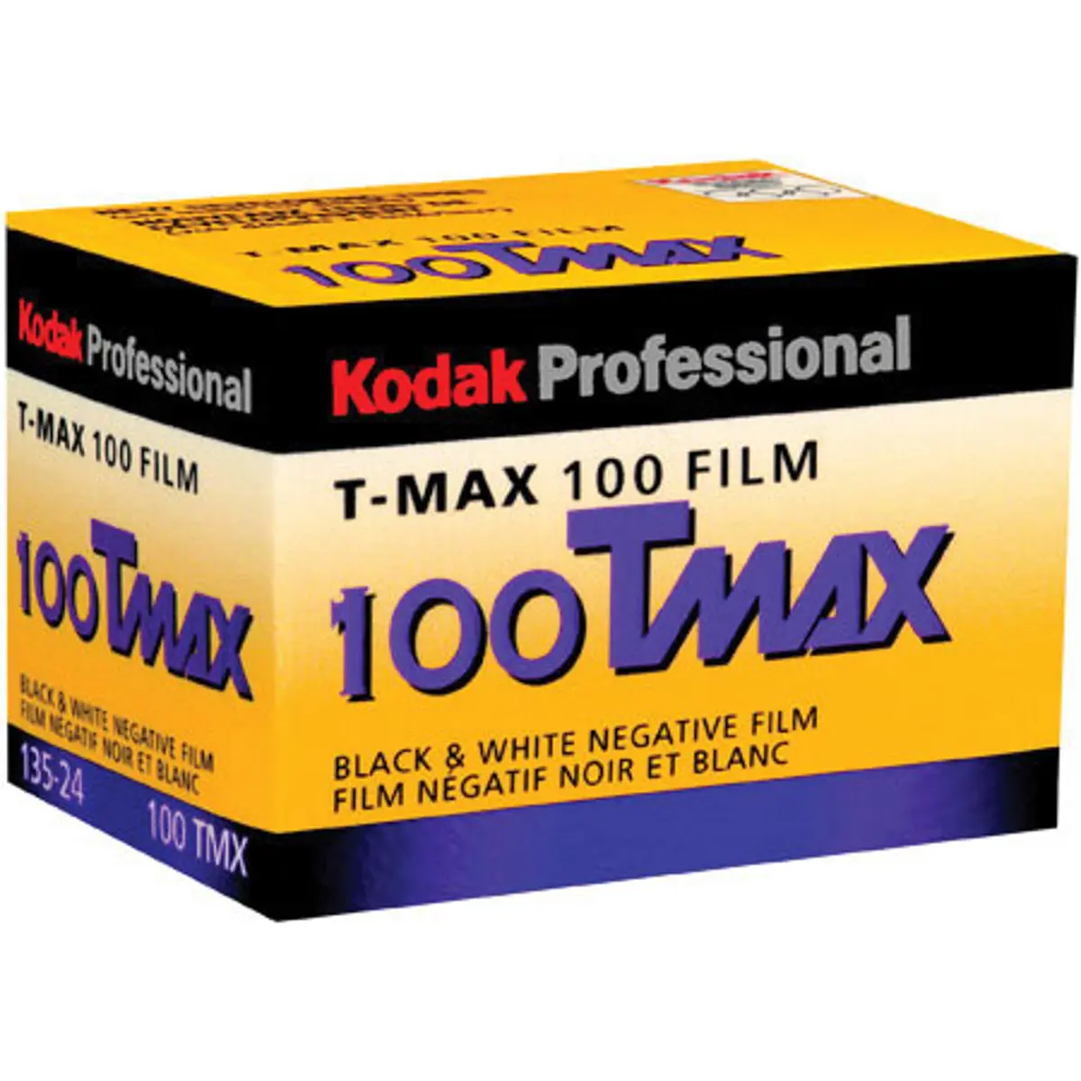 Kodak T-Max 100 Durable Black & White Negative Film - ISO 100, 35mm Size, 24 Exposure (100TMX)