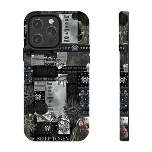 Sleep Token Dark Collage Phone Case, suitable for iPhone 17-11 Pro Max/Plus and Samsung Galaxy S23-25