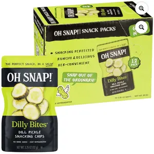 Dilly Bites Dill Pickle Snack Packs, 3.25 fl. oz., 12 ct.