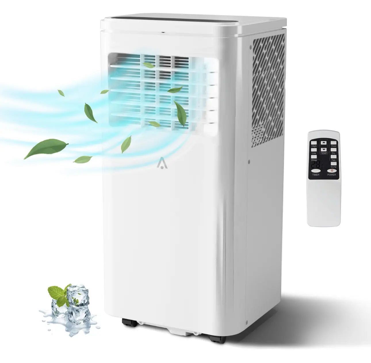 10000 BTU Portable Air Conditioner 3-in-1 R32 Air Cooler, Dehumidifier, Fan Mode