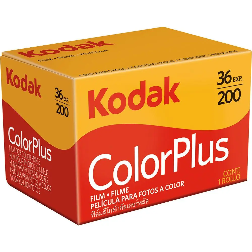 Kodak ColorPlus 200 Film - 36 Exposures for Film Camera