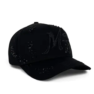 2026 Trendy Party Hats：31 Hats x El Mago Total Black Snapback – Adjustable Streetwear Cap