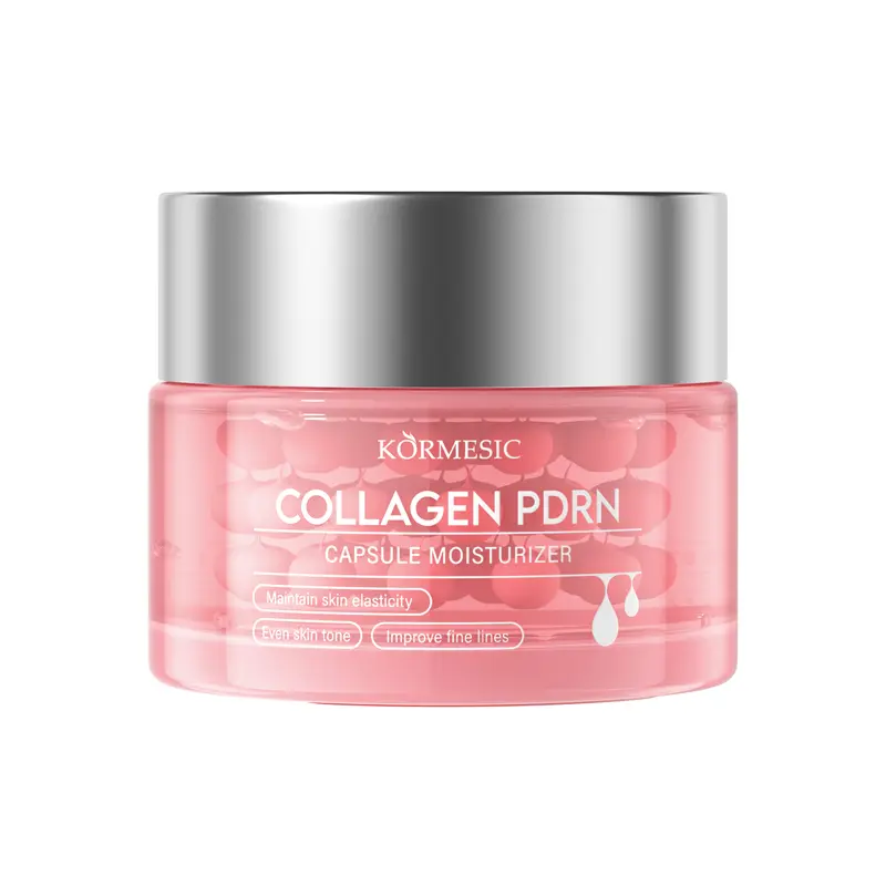 KORMESIC Collagen PDRN Capsule Moisturizer - Hydrating Face Cream, Boosts Skin Elasticity Evens Tone & Softens Fine Lines daily face moisturizer belleza