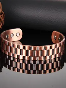 Men's Simple Plain Copper Cuff Bangle, Fashion Jewelry for Party, Daily Clothing Decor, Trendy All-match & Exquisite Jewelry As Birthday Gift for Women, Copper Bracelet