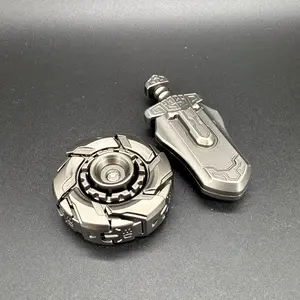 Metal Fidget Spinner Toy, Metallic Finger Spinner, 2 Counts Creative Design Spinning Top Toy, Stress Relief Toy for Adults & Teens, Birthday Gift