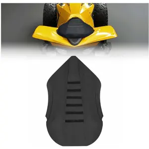 ATV Seat Cover Compatible with 2003-2009 Suzuki Quadsport Z400 LTZ 400 Ribbed Anti-Slip Grain Seat Protector Black