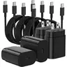 4Pack 25W Super Fast Charger Block , USB Type C Wall Charger with 6Ft USB C Charger Cable for Galaxy S24 Ultra/S24/S24+/S23 Ultra/S23/S22 Ultra/S22/S21 Ultra/S20 Ultra/Note 20