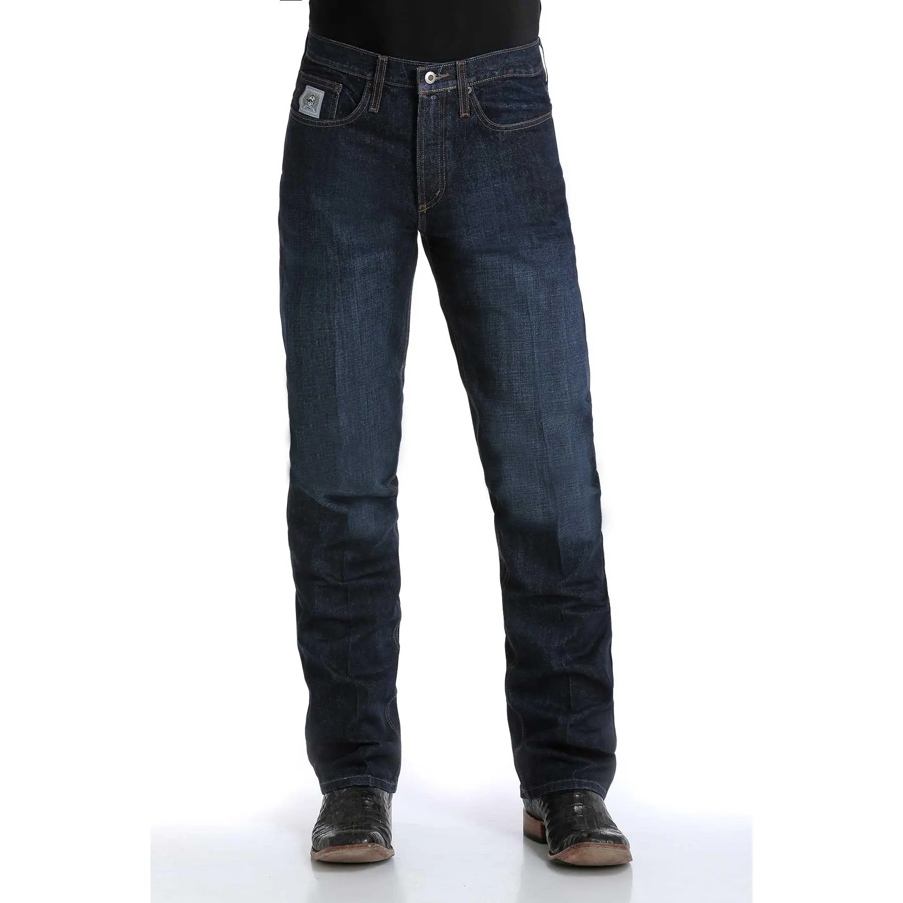 Cinch Mens Dark Silver Label