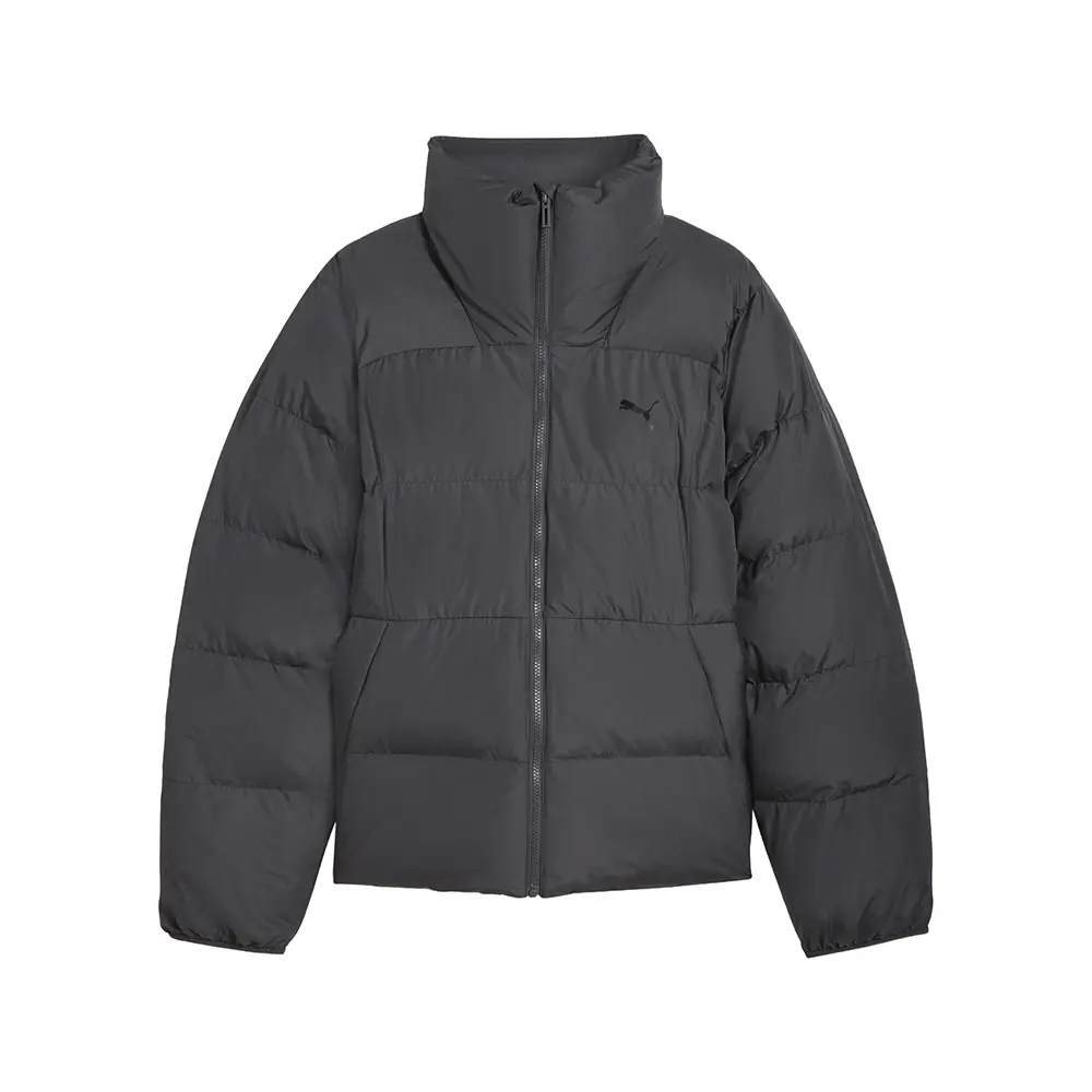 PUMA Mens Wardrobe Essentials Synthetic Puffer Jacket Athletic Outerwear Casual - Grey